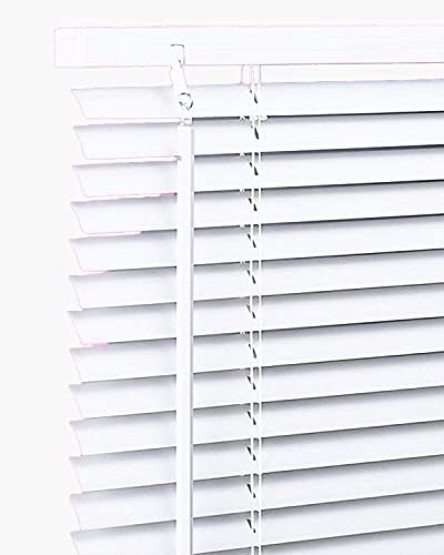 White PVC Venetian Blind Blinds Easy Fit Curtains Trimmable Fittings Windows Treatment Shutters Twist Open Close Pay only 1 Flat shipping £3.99 for multiple buying (White, 120 x 213)