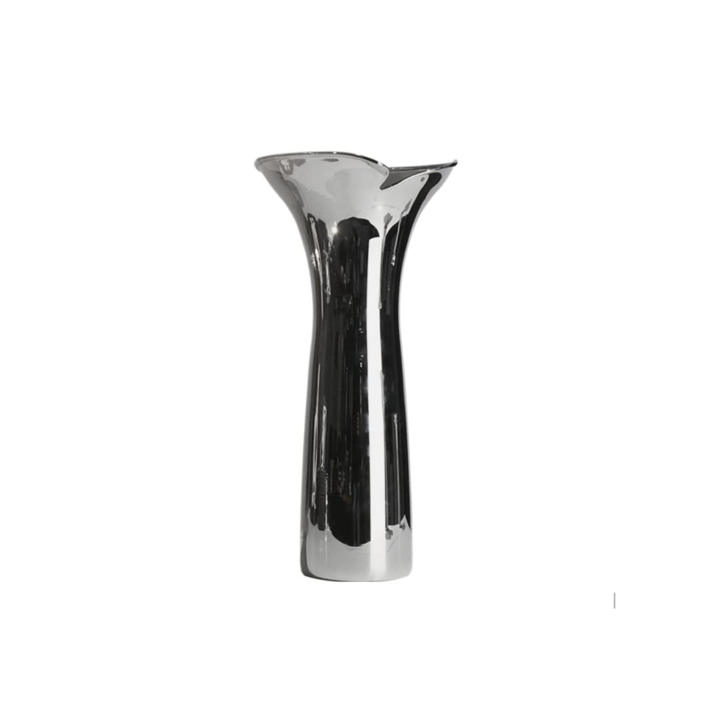 Vase en verre moderne 37cm pour rompre la monotonie d'un salon minimaliste
