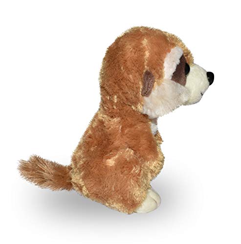 Wild Republic 21130 Hug 'ems Plüschtier, Kuscheltier, Erdmännchen 18 Cm – Bild 6