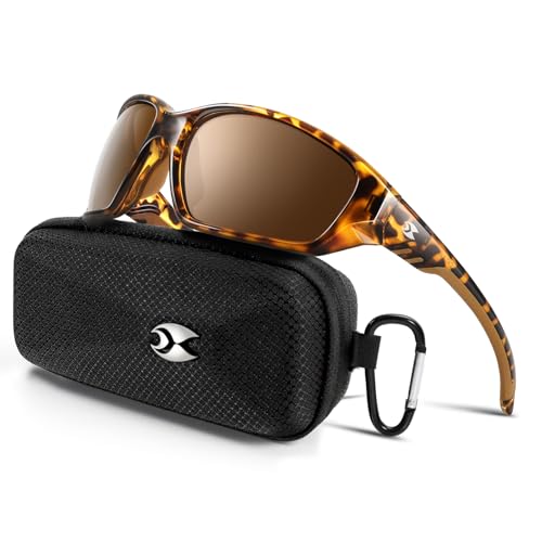 Image of suoso Sports Polarized Sunglasses for Men: Womens UV400 Protection Sun Glasses Wrap Around Goggles for Fishing Driving TR90