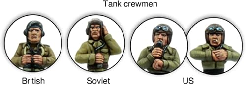 Miniatura 5 de Bolt Action M5 Stuart Light Tank 156 WWII militar mesa superior Wargaming plástico modelo kit 402011303