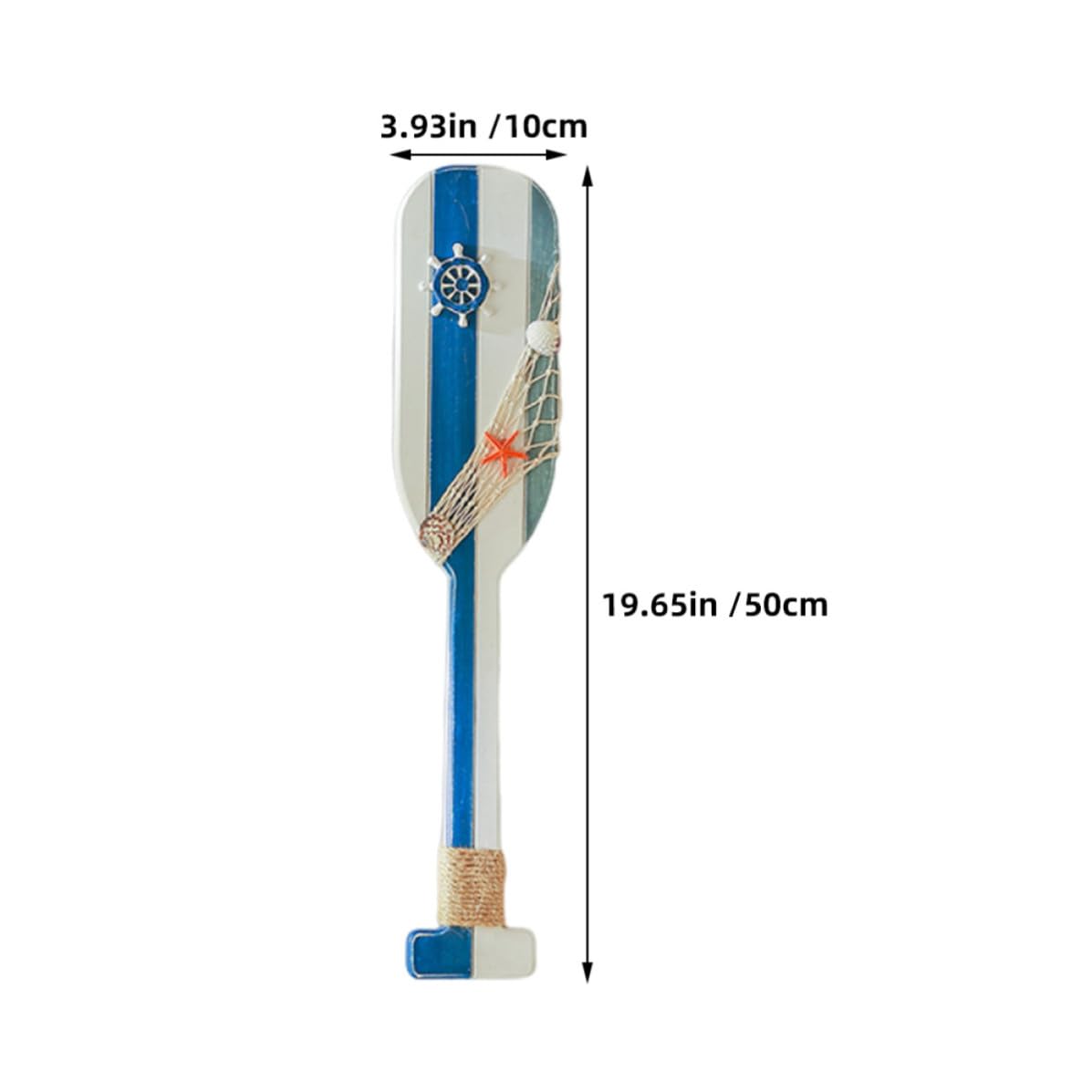 HANABASS Decorazioni Natalizie di Legno 2pezzi Atmosfera Estiva Paddle Decorativo in Legno Artigianale Stile Costiero Facile da Abbinare