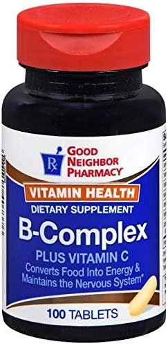GNP Vitamin Health B-Complex Plus Vitamin C (100 Tablets)