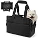 Tragetasche für kleine Hunde Kaninchen Katze Transporttasche Katze Reisetasche Faltbar Hundetasche für Kleine Hunde 6KG Höhenverstellbar Kofferraum Oxford Wasserdicht Hundetragetasche 40 * 26 * 20CM