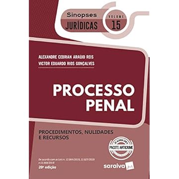 Capa do livro Processo Penal: Procedimentos, Nulidades e Recursos - Coleção Sinopses Jurídicas - Volume 15