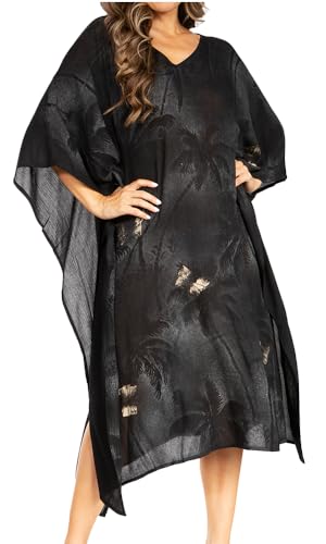 Caftan tie-dye pour femme robe longue de plage bohème chic