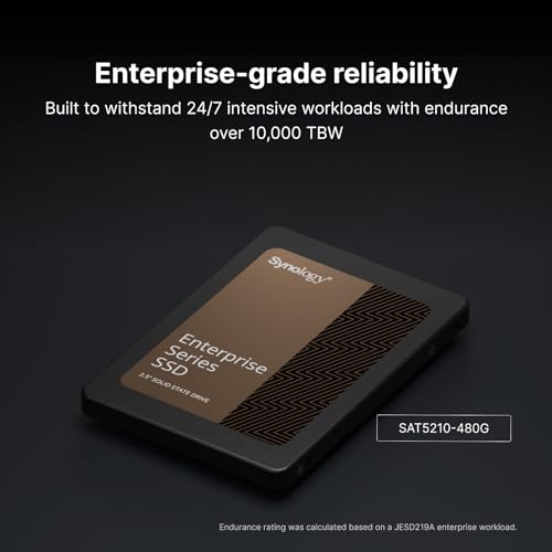 Image of Synology 2.5 inch SATA SSD SAT5210 480GB (SAT5210-480G)