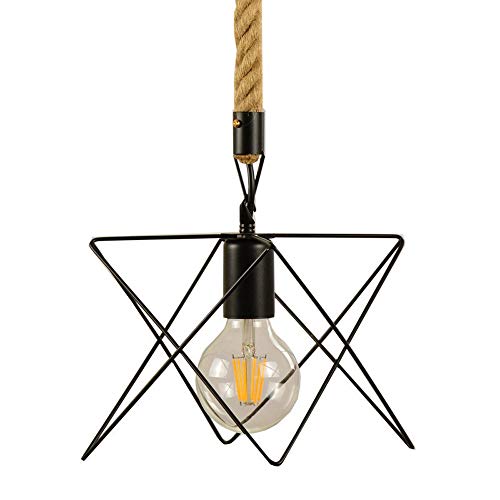 Suspension lumière créative en corde pour éclairage de table restaurant - 5