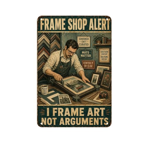 Framing Shop Craftsman Tin Sign