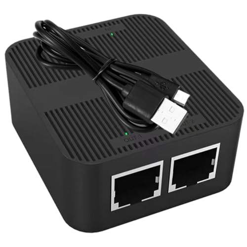 MERRYHAPY Ethernet Splitter Adapter Network Splitter High-Speed Mbps Connector for Routers Computers and More