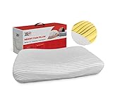 Qualität Memory Foam Kissen Orthopädisches Nackenstützkissen für Rücken und Seitenschläfer ergonomisches Schlafkissen Gedächtnis-Schaumkissen nackenkissen für schnarch, Röhrendesign Kopfkissen