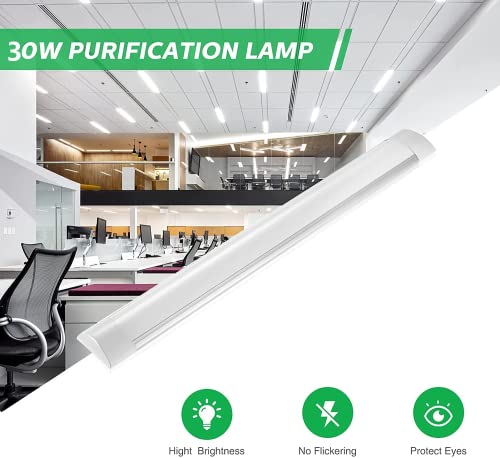 4500K LED Batten Lights 30W LED Tube Light, 3000LM...