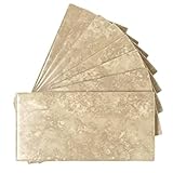Tenedos Mediterranean Durango Sand 3x6 Ceramic Subway Tile – Honed Travertine Look for Kitchen Backsplash, Bathroom Shower, Accent Wall (Box of 10 Sq. Ft.)