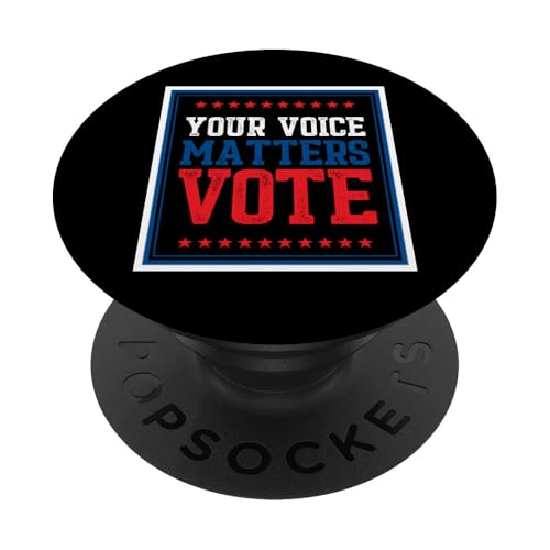 Your Voice Matters Vote - Voter Registration PopSockets Adhesive PopGrip