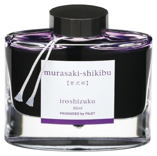 Pilot Iroshizuku Pluma estilogrfica50ml Botella de Tinta murasaki-shikibu Lady murasaki Shikibu (Morado) (Japn Importacin)