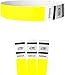 Goldistock Original Series - 3/4" Tyvek Wristbands Sunny Neon Yellow 100 Count - Event Identification Bands (Paper - Like Texture)