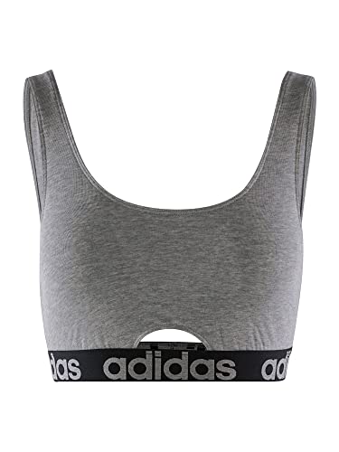 adidas Damen Scoop Bralette - Sport Active Comfort Cotton – Ansicht 1