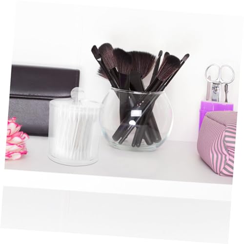 Funda de contenedores de hisopos impermeables PRETYZOOM en pack de dos unidades para baño 8