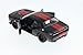 Jada 2015 1:24 Dodge Challenger SRT Hellcat Black with Red Stripes, Multicolor