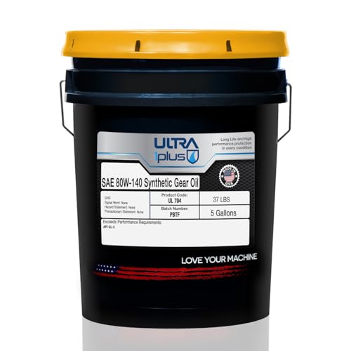 ULTRA 1PLUS SAE 80W-140 Synthetic Gear Oil API GL-5 (5 Gallon Pail)