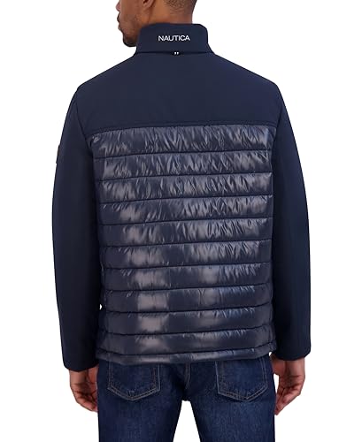 Image of Nautica Men's Lightweight Softshell Jacket - Bonded Fleece Lining, Regular, Big & Tall Sizes