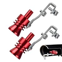 EIYVUAL Turbo sound-simulator-pfeife, 2 Stück Auspuff Sound Booster, Sound Booster, Soundgenerator Auto, Motorsport Tuning Zubehör, Für Automobile Auf Alle Modelle