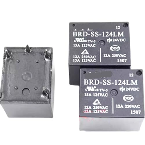 Relais 24 V DC BRD-SS-124LM résout les pannes de contacteur 4 broches, lot de 5
