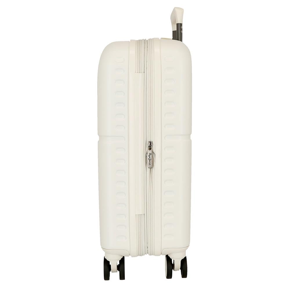 Pepe Jeans Highlight Beżowa walizka kabinowa 40 x 55 x 20 cm Sztywna 2,92 kg Zintegrowany zamek TSA ABS 2,92 kg 37 l Bagaż podręczny by Joumma Bags, beż, Talla única, walizka kabinowa