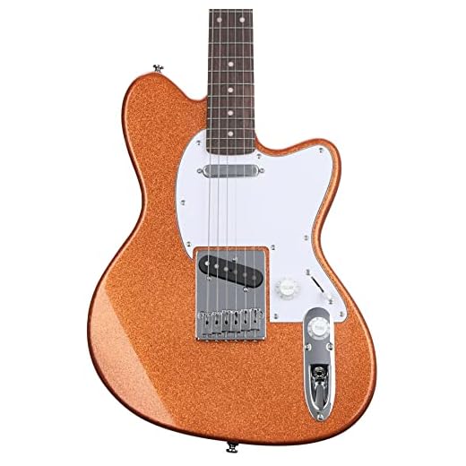 Ibanez YY20-OGS Orange Cream Sparkle Yvette Young Signature with Seymour Duncan Alnico II Pro Pickups