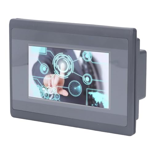 PLC HMI All in One 4.3in, HMI TFT LCD Display Module 32 bit ARM9, 128M NAND Flash, Compatible with for FX3U