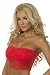 Velvet Kitten Pretty Longline Bandeau Bra B23302 Small Red