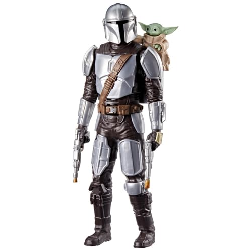 Star Wars The Mandalorian & Grogu Kopfgeldjäger-Blaster, Action-Figur (28 cm...