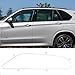 Stainless Steel Window Trim Chrome Delete for BMW X5 F15 2014-2018 Black Window Trim Blackout Kit