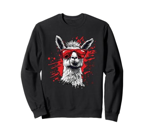 Divertida llama alpaca Sudadera