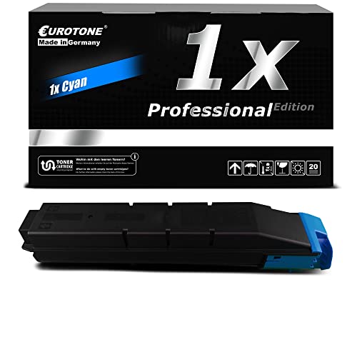 Toner TK-5195C Cyan EuroPro XXL Kyocera TASKalfa évite les lignes d'impression
