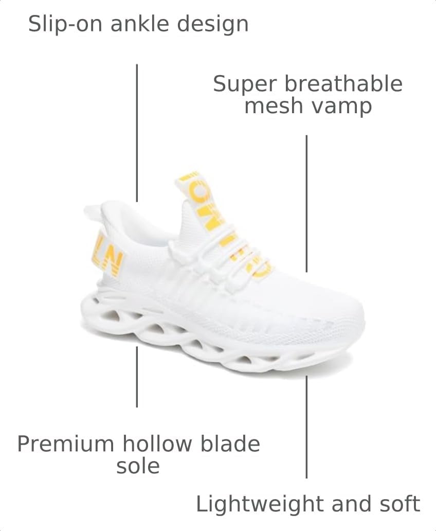 GSLMOLN Womens Walking Shoes Mesh Non Slip Gym Sports Casual Fashion Sneakers image 3