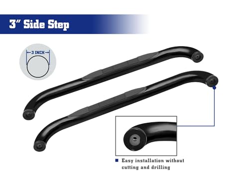 Estribos para Chevy Silverado y GMC Sierra 1999-2019 miniatura 6