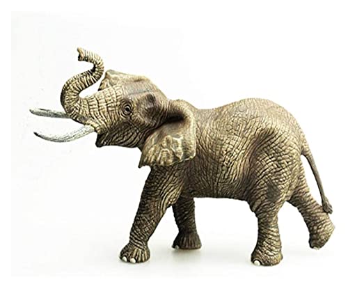 Éléphant d'Afrique mâle en statue décorative, le cadeau idéal pour amateurs de nature
