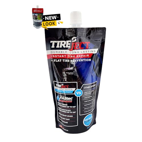 Image of Off-Road Instant Tire Repair Tire Sealant Kit - Permanent Seal - Tread & Sidewall Punctures - Bead Leaks - Slow Leaks - Dry Rot - Fix and Prevent Flat Tires (20oz)