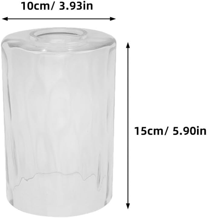 3pcs Pattern Glass Lamp Shades for Pendant Lighting Elegant Replacement Shades for Light Fixtures High Light Transmission for Home Decor