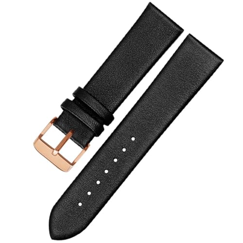 [X] KHUAWEI DW CK KTISSOT CASIO EHb`ohɓK郌U[EHb`ohBEHb`XgbvɃtBbgB\tguXbgANZT[B vXgbv(Black rose gold,19mm)