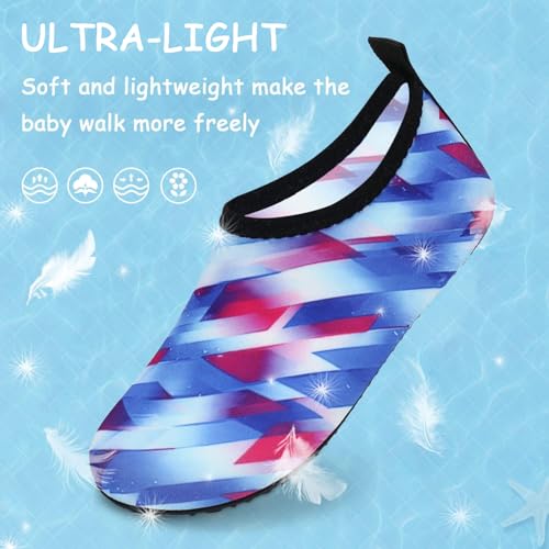 Image of ANLUKE Kids Boys Girls Water Shoes Barefoot Aqua Socks Fast Dry Beach Swim Outdoor Sports Shoes for Toddler