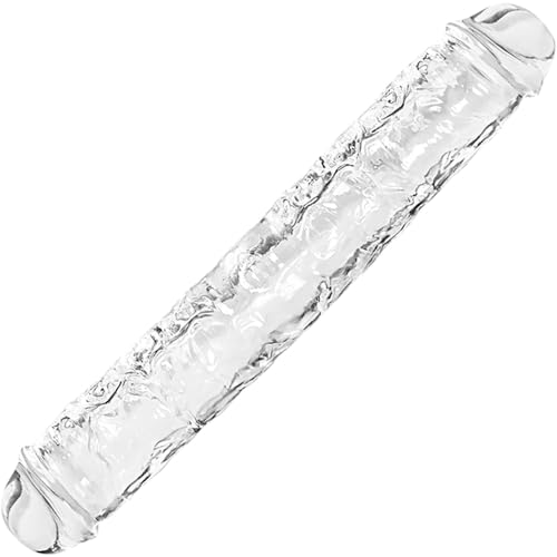 50 * 4.8 cm Giant Double-Ended Dildo,Realistic Long Anal Dildo,Extra Large and Thick Double-Headed Dildo,XXL Transparent Double-Sided Huge Wide Dildo for Women/Men/Lesbians
