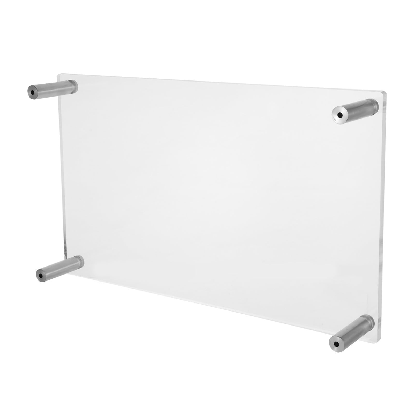 Rehausseur stable pour moniteur en acrylique transparent avec pieds amovibles