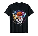 Colorful Tie Dye Basketball Slam Dunk