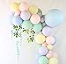 Beaumode Christmas Balloon Arch Garland Kit 160 Red Green Gold Balloons With Candy Cane Swirl Foil Balloons Xmas Merry Christmas Friendsmas Santa Ugly Sweater Party Decorations (Pastel)