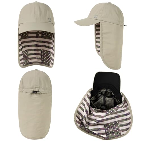 Image of TOP-EX L /XL /XXL UV50+ Waterproof Neck Flap Baseball Sun Cap