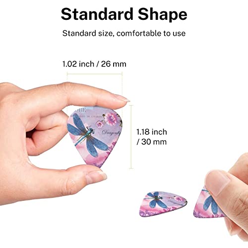 Lot de 6 médiators pour guitare acoustique, guitare électrique, basse, ukulélé Rose Fleur et libellule – Fin, moyen et… - Les Beatles, Paul McCartney, John Lennon, RIngo Starr, George Harrison Lot de 6 médiators pour guitare acoustique, guitare électrique, basse, ukulélé Rose Fleur et libellule - Fin, moyen et… – Image 8