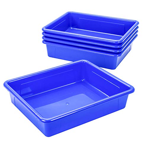 Bac de rangement plat Storex pour en finir avec le désordre des feuilles et dossiers - 5