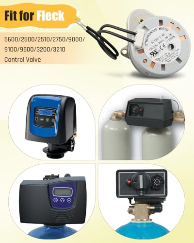 Motor temporizador para válvula Fleck 5600 y modelos compatibles miniatura 4